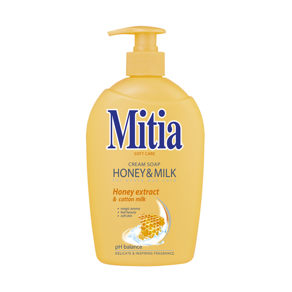 MITIA tekuté mýdlo s dávkovačem 500 ml Honey&Milk