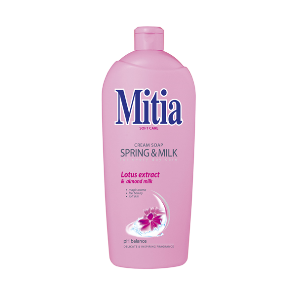 MITIA tekuté mýdlo refill 1000 ml Spring&Milk