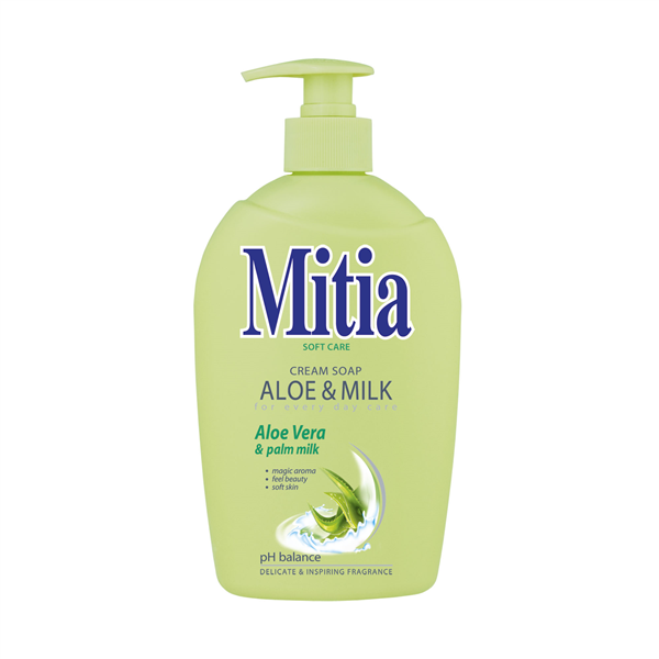 MITIA tekuté mýdlo s dávkovačem 500 ml Aloe&Milk