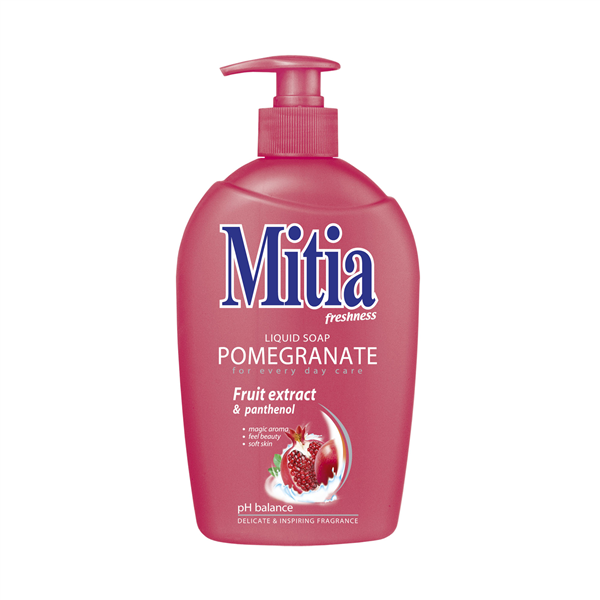 MITIA tekuté mýdlo s dávkovačem 500 ml Pomegranate