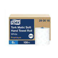 Tork Matic 290016 / 120016, jemné ručníky Premium v roli 2 vrstvé, H1, karton 6 rolí, návin 100 m