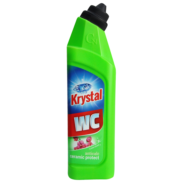 KRYSTAL WC na keramiku s ochranou, zelený 750 ml 