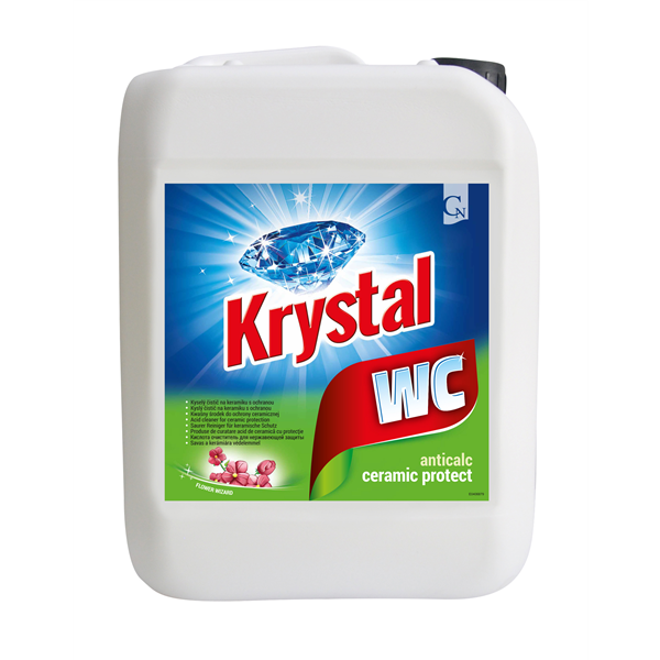 KRYSTAL WC na keramiku s ochranou, zelený  5 L