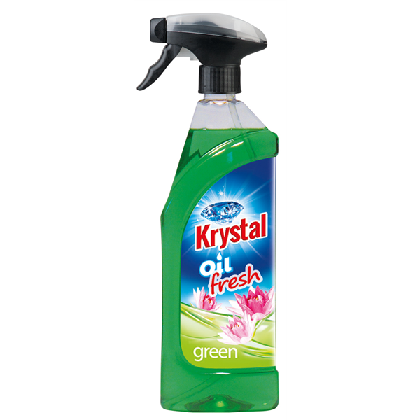 KRYSTAL olejový osvěžovač s rozprašovačem zelený 750 ml 