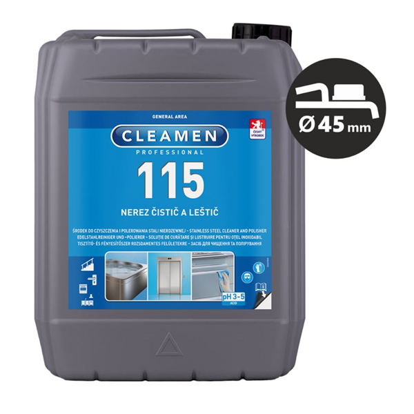 CLEAMEN 115 nerez čistič a leštič 5 l
