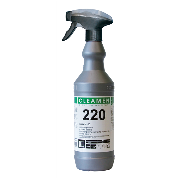 CLEAMEN 220 nerez leštič s rozprašovačem 1 L