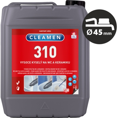 CLEAMEN 310 extra kyselý na WC a keramiku 5 L