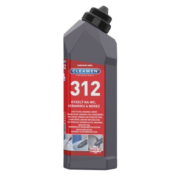 CLEAMEN 312, 750 ml - náhrada za Krystal WC růžový na nerez a keramiku