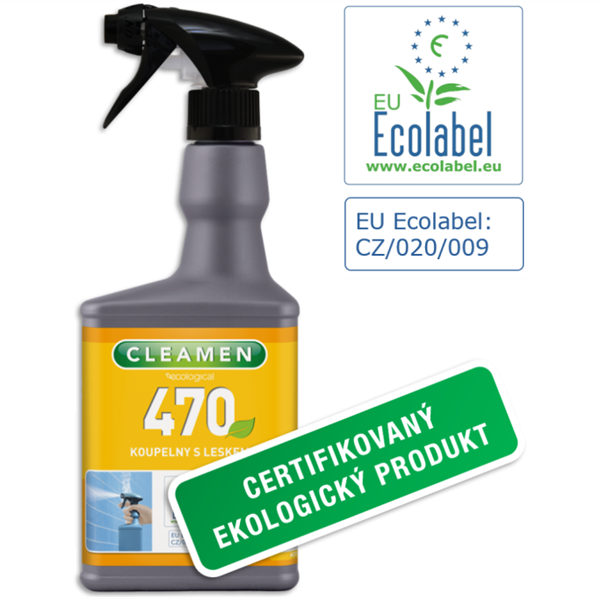 CLEAMEN 470, koupelny s leskem ECO 550 ml