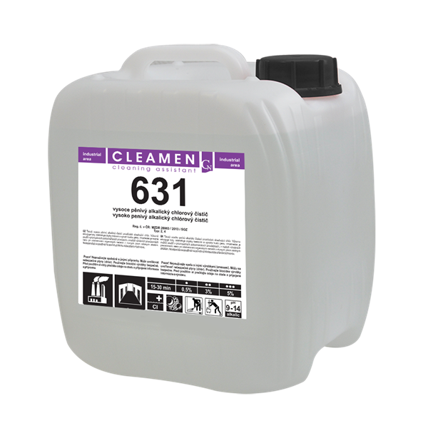 CLEAMEN 631 alkalický pěnivý a dezinfekční přípravek 6kg