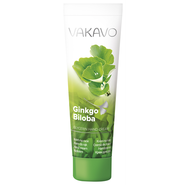 VAKAVO Ginkgo biloba glycerinový krém na ruce 100ml