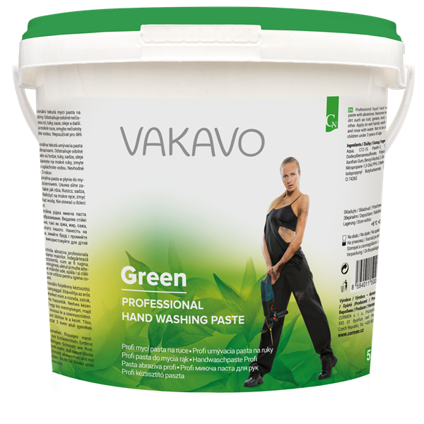 VAKAVO Green profi mycí pasta na ruce 600 g, X 