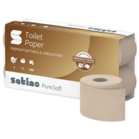 Toaletní papír Satino PURESOFT 3 vrstvy, recykl, 28m (8ks/bal, 64ks/pack)