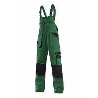 Kalhoty s laclem ORION KRYŠTOF, zeleno-černé, vel. 54