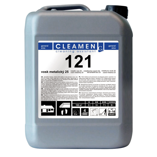 CLEAMEN 121 vosk metalický polymer 5 L
